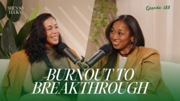 Image (Featured) – Podcast (She’s So Lucky) – Devi Brown (How To Turn Burnout Into A Practice) – 1024×576